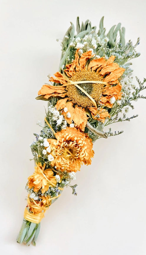 Sunshine Prairie Floral Sage Smudge Bundle