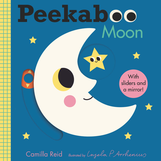 Peekaboo: Moon: (An Interactive Board Book for Babies & Toddlers with Mirror & Sliders to Push, Pull, or Turn