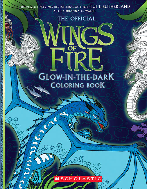 Wings of Fire Glow-In-The-Dark Coloring Book (Media Tie-In)