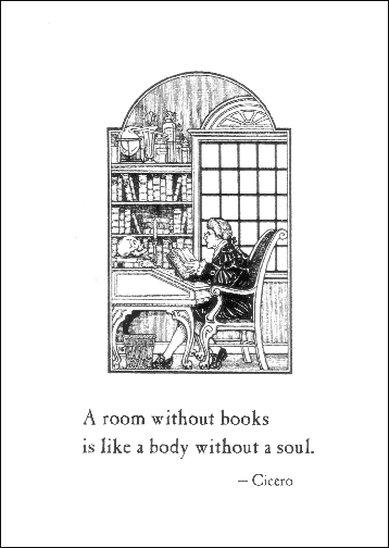 A Room Without Books Greeting Card