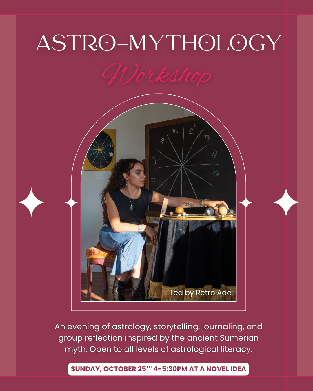 Astro-Mythology Workshop: Venus Retrograde & Inanna in the Underworld October 25th 4pm