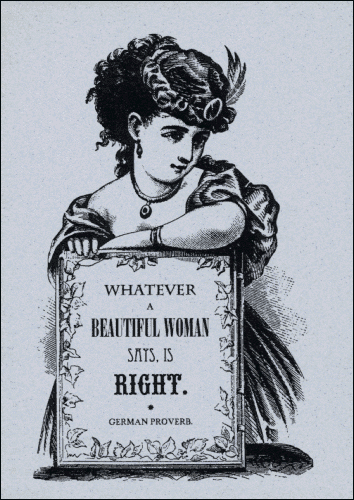 Whatever a Beautiful Woman Says