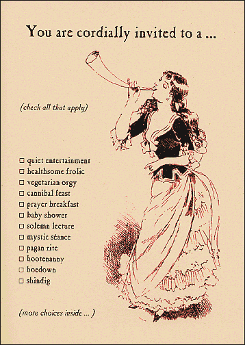 Quiet Entertainment Card
