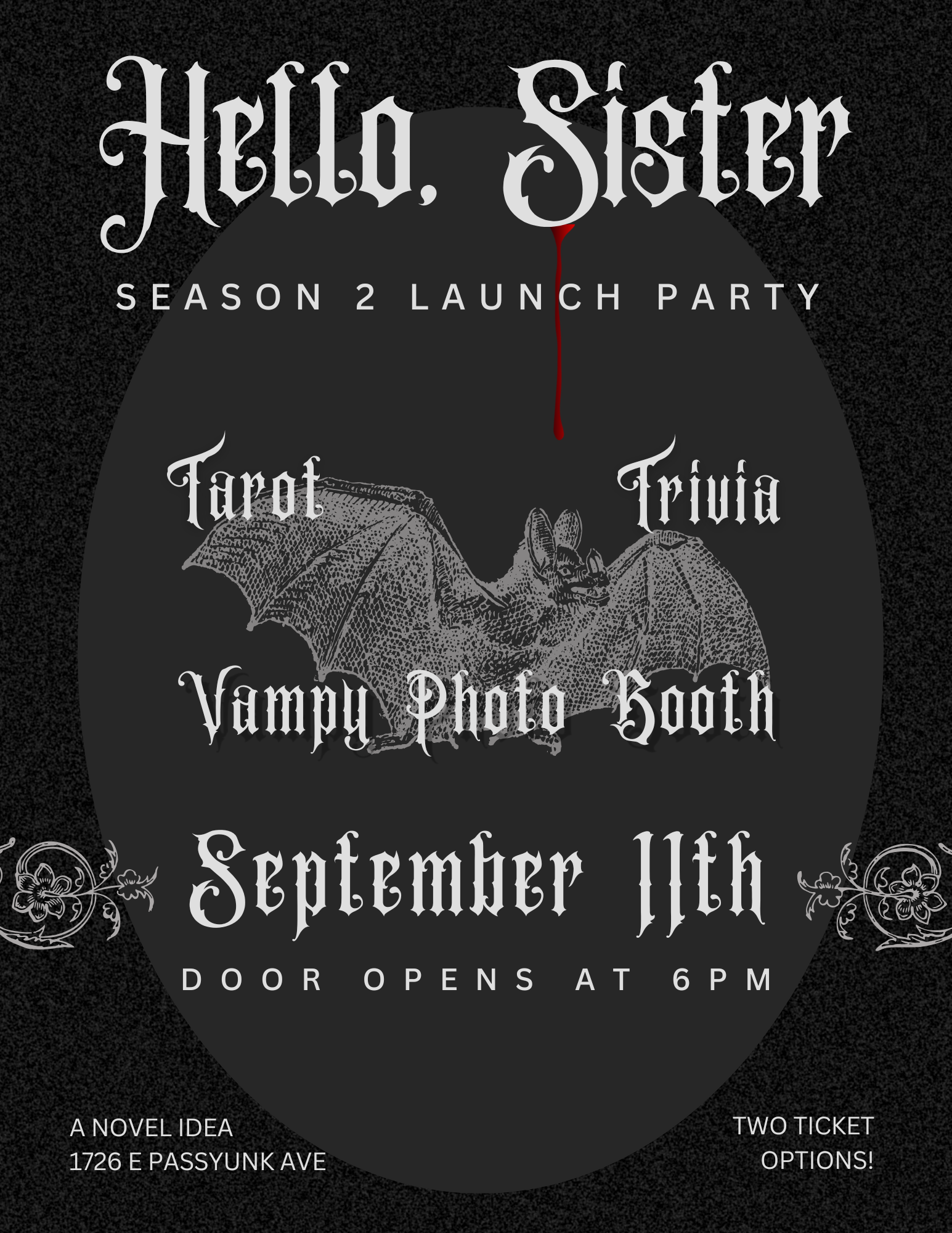 Hello, Sister Poscast Season 2 Launch Party September 11th 6pm