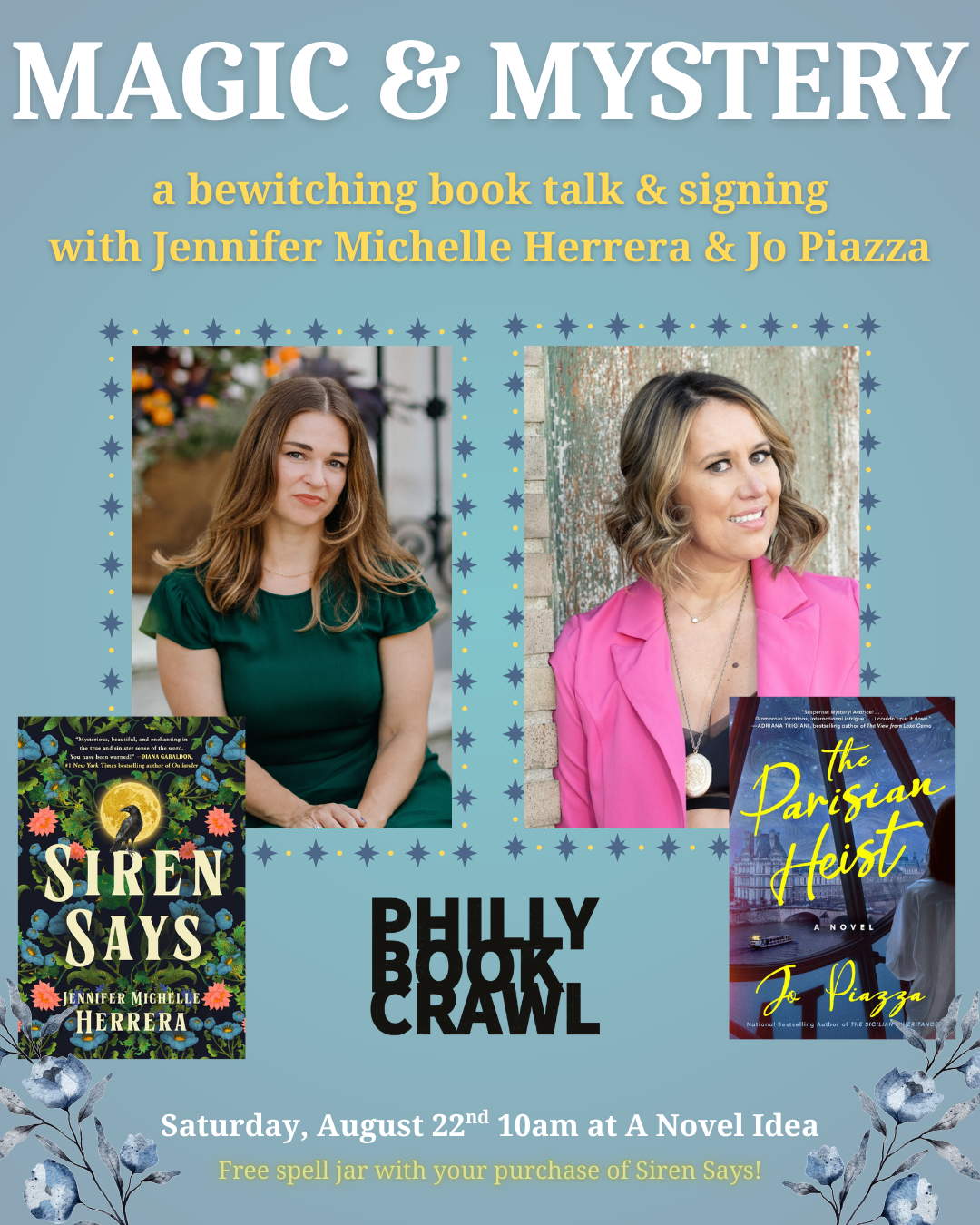 Philadelphia Bookstore Crawl: A Bewitching Book Talk August 22nd 10am