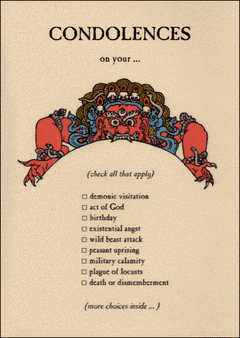 Condolences Card