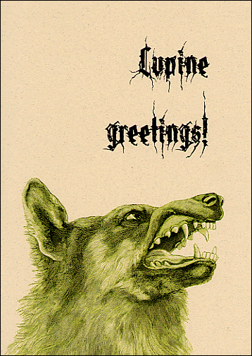 Lupine Greetings Card