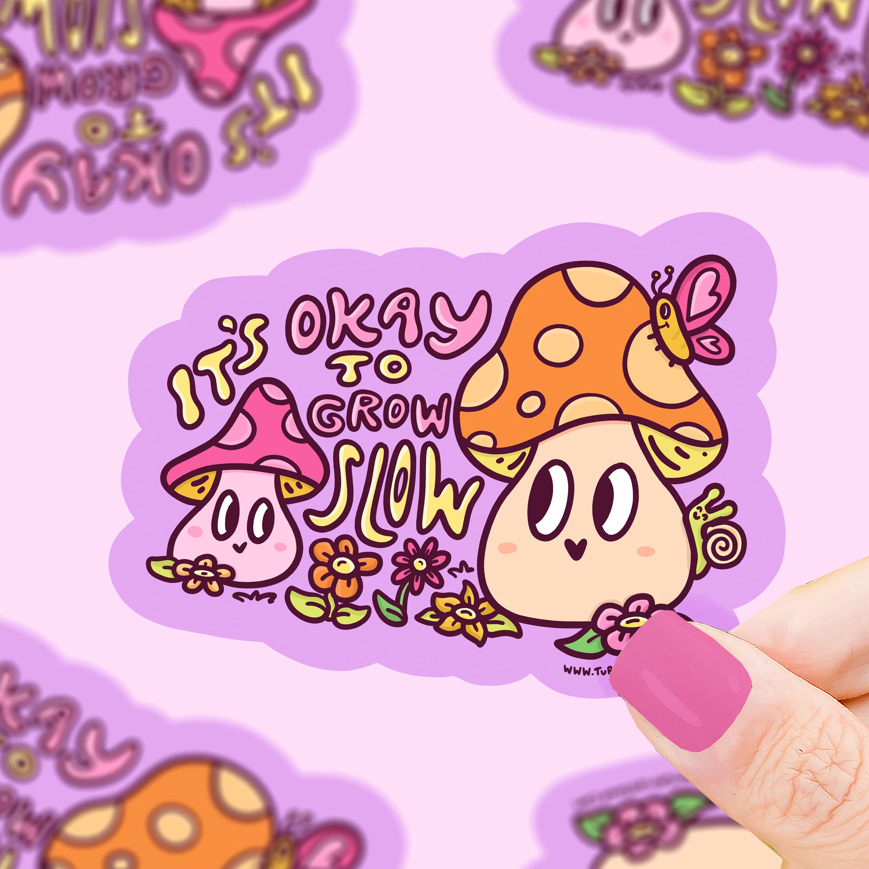 It's Okay to Grow Slow Sticker