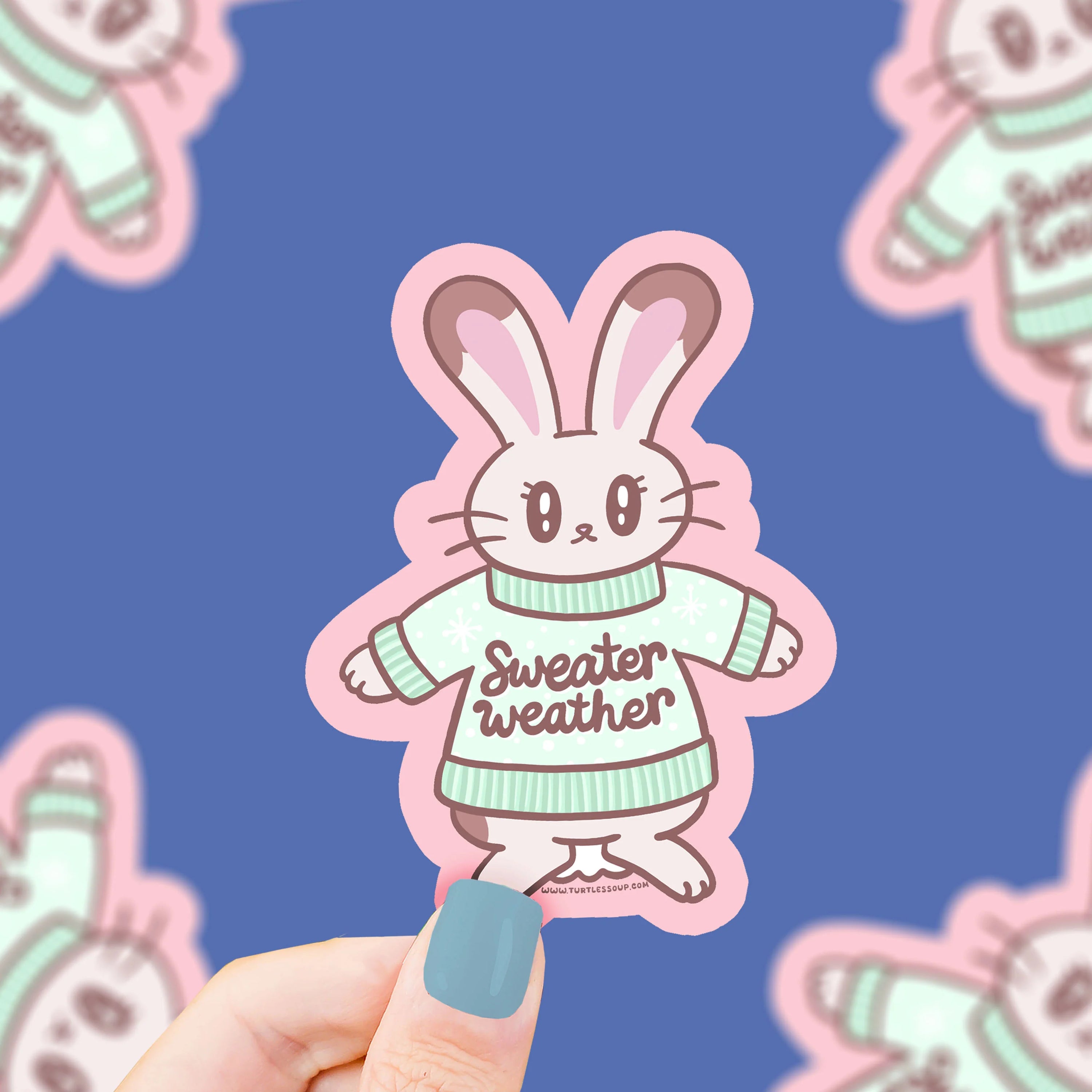 Sweater Weather Bunny Sticker