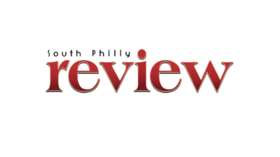 Logo of South Philly Review with red text on a white background