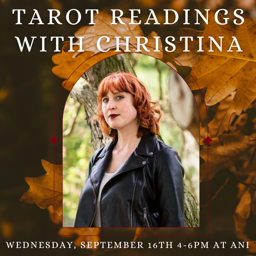 Tarot Readings with Christina September 16th 4pm