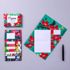 Dusk To Dawn Pigeon, Folding Stationery Letter Pack