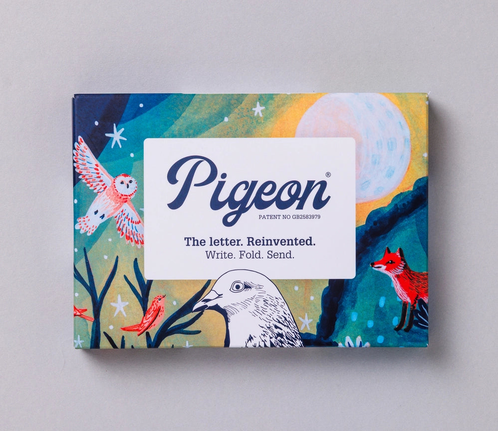 Harvest Moon Pigeon, Folding Holiday Letter Pack, Pack of 6