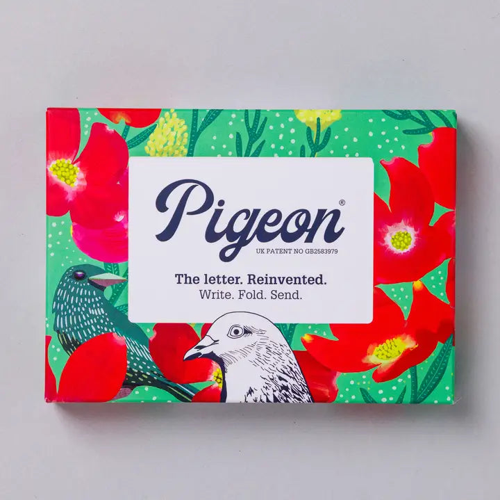 Dusk To Dawn Pigeon, Folding Stationery Letter Pack