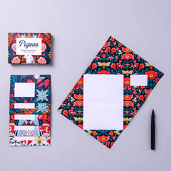 Bright & Beautiful Pigeon, Folding Stationery Letter Pack