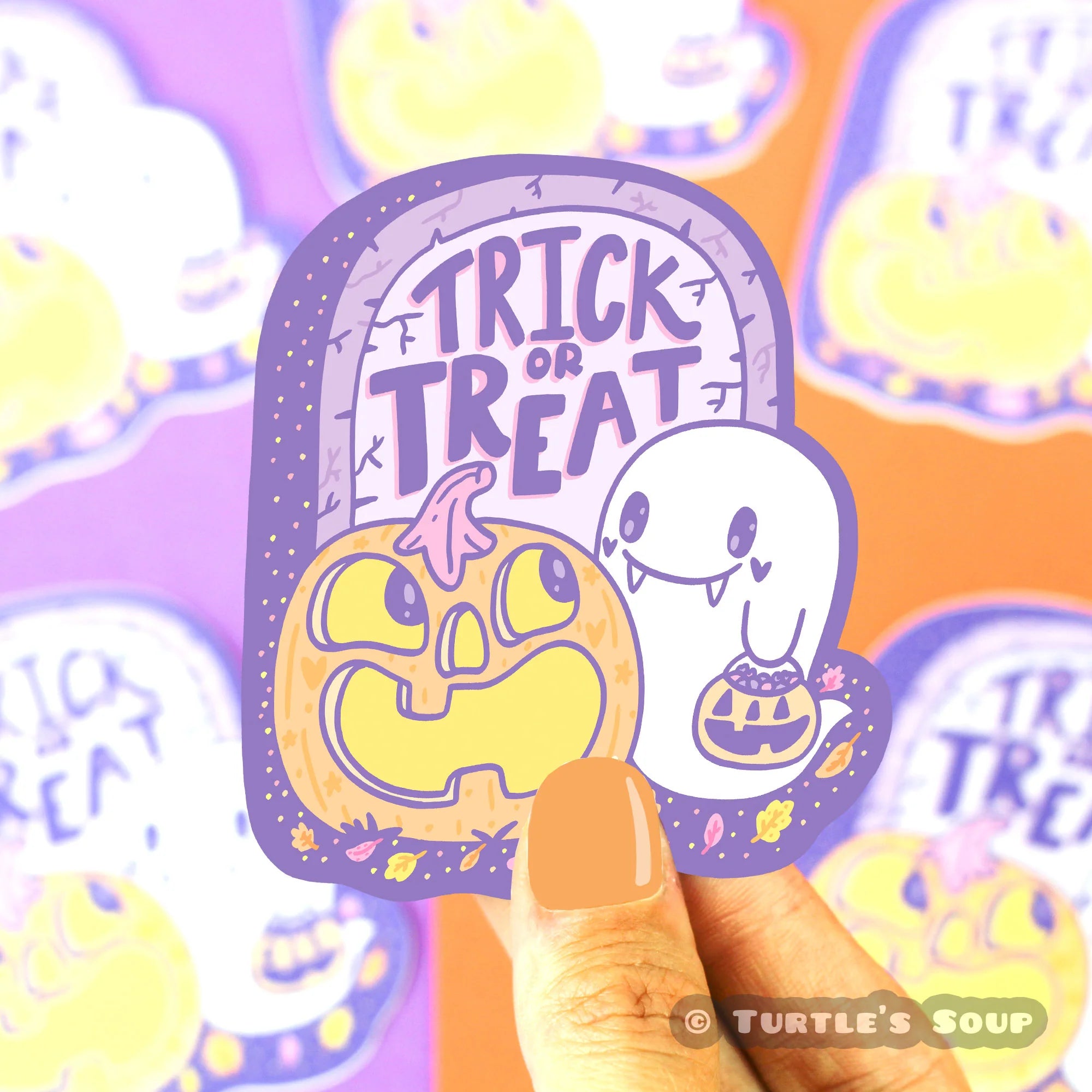 Trick or Treat Halloween Sticker
